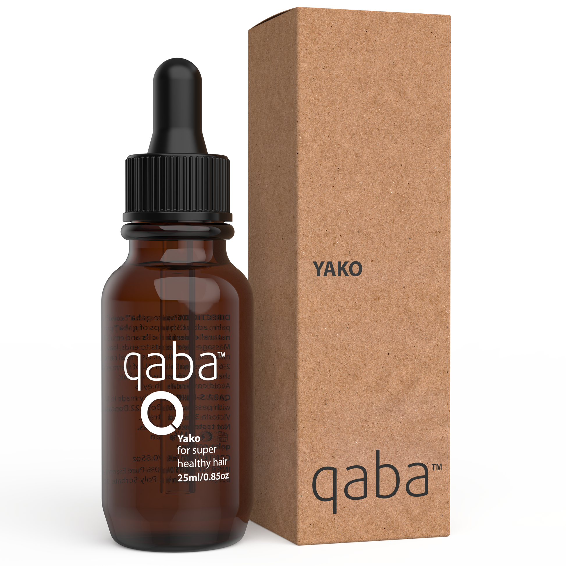 Yako pure essential oil blend of rosemary, geranium, and bergamot for harmonising and balancing dry hair, nourishing scalp, and promoting hair growth. Suitable for all hair types.