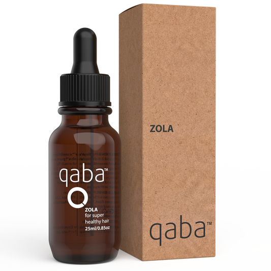 Zola pure essential oil blend of lavender and lemon for nurturing and calming oily hair and sensitive scalps. Fast-absorbing, scalp-nourishing formula that supports hair growth and repair. Suitable for all hair types.