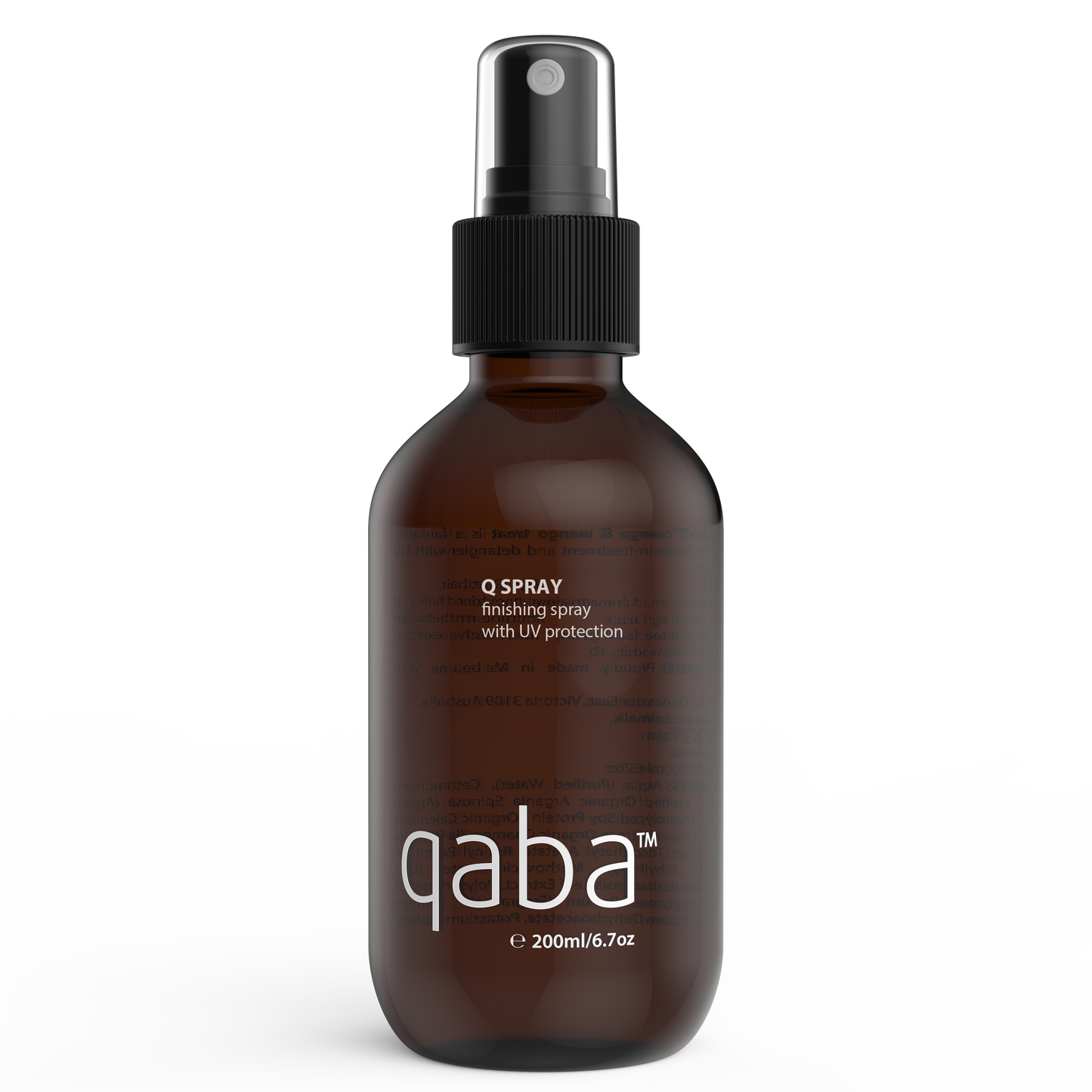 qaba Q Spray - Versatile hair spray that provides a strong, long-lasting hold without stiffness.